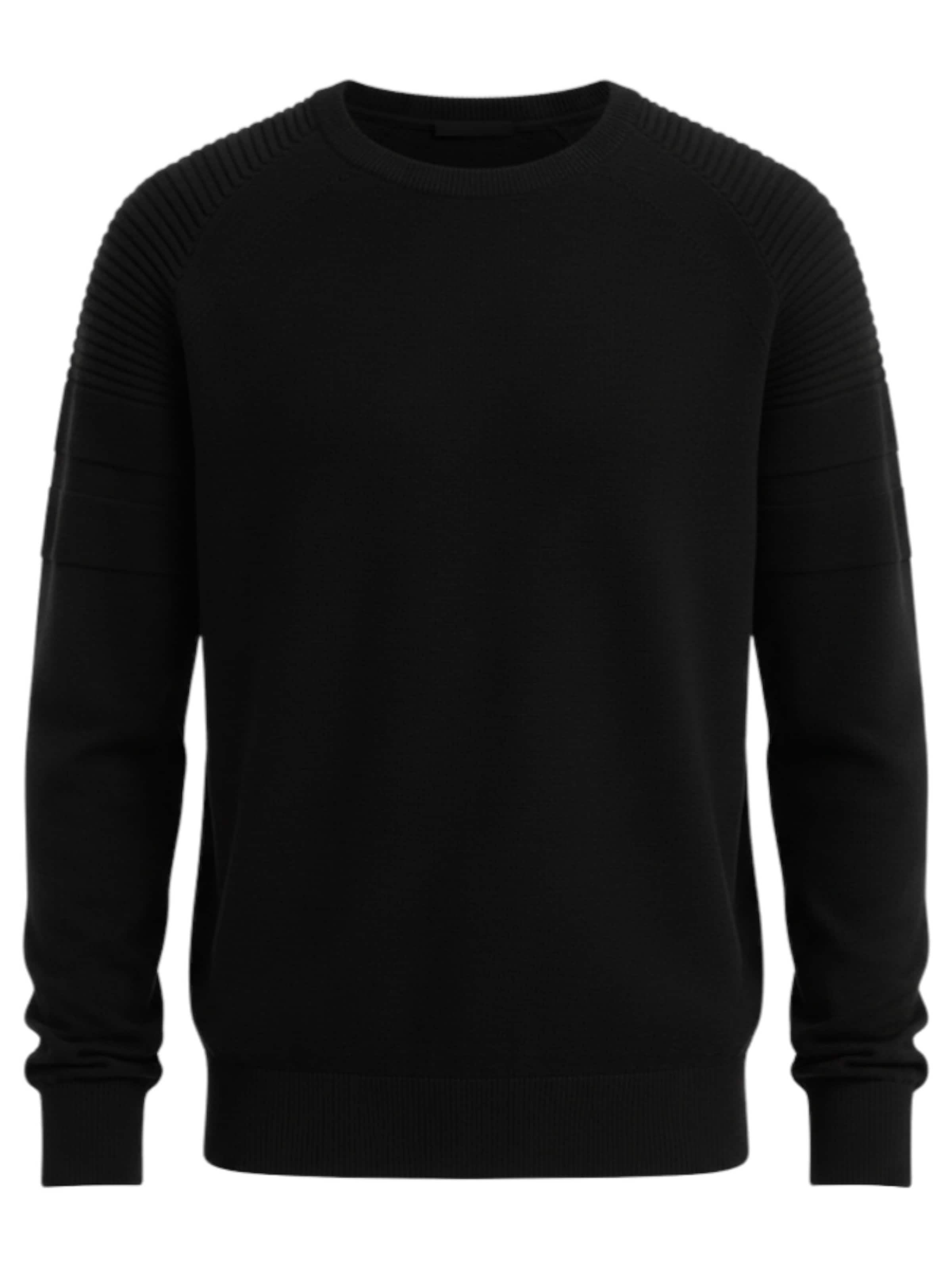 Ombre Trui 'OM-SWSW-0144' in de kleur Zwart, Productweergave