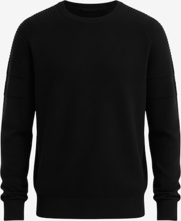 Ombre Trui 'OM-SWSW-0144' in Zwart: voorkant