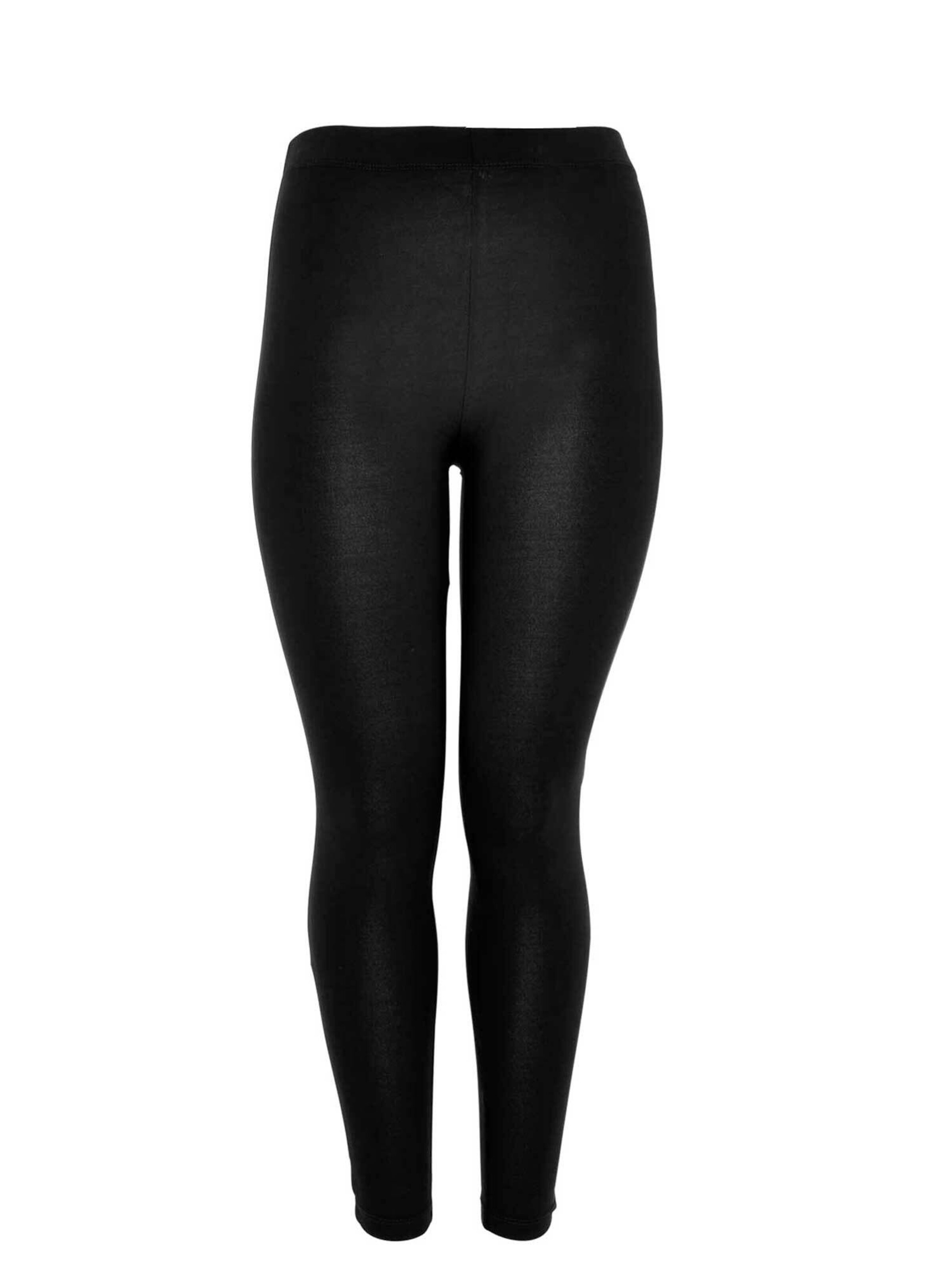YOEK Skinny Leggings 'DOLCE' in Zwart: voorkant