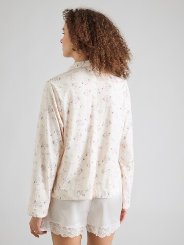 WILD LOVERS Тениска за спане 'CELESTE' в бяло