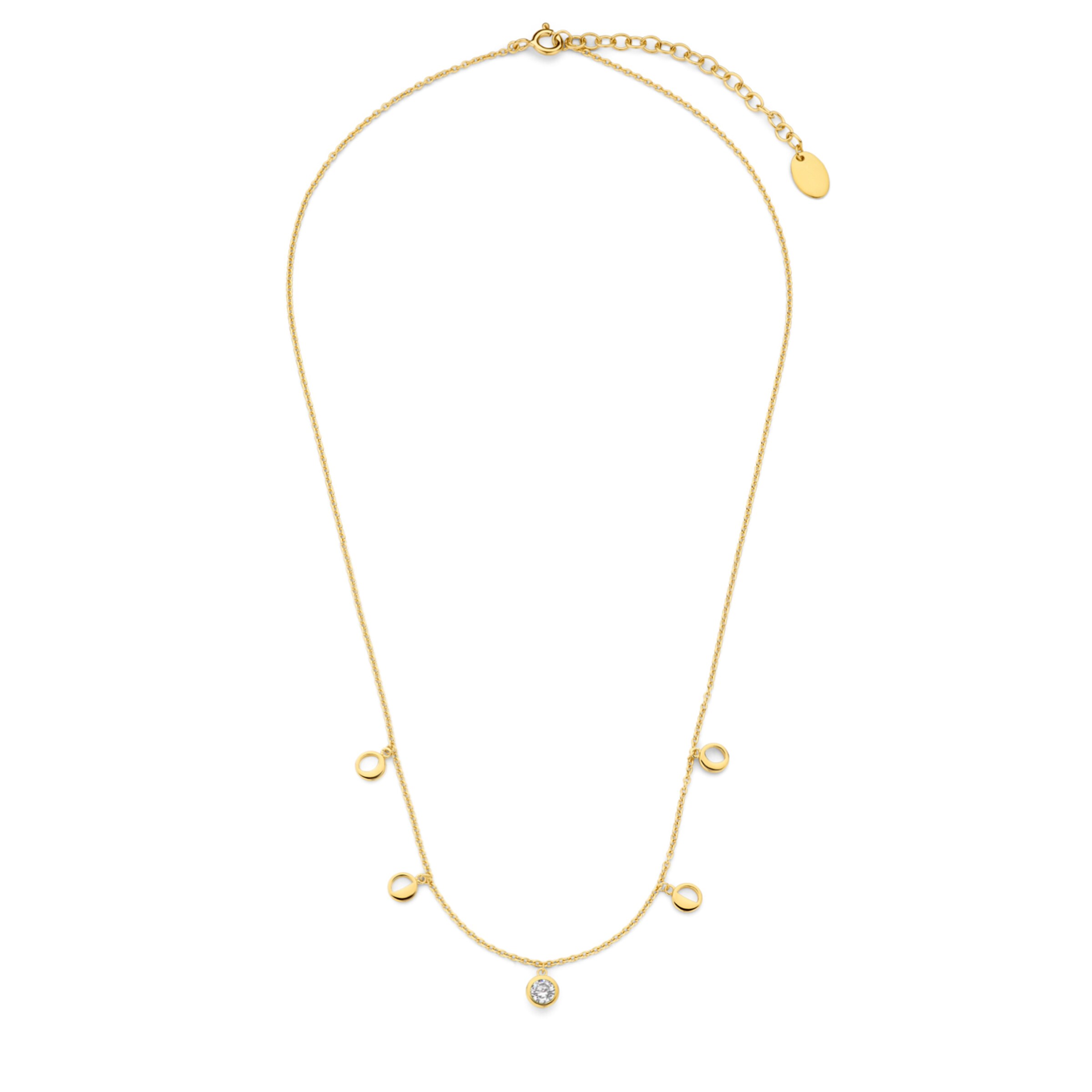 Chaîne Violet Hamden en or : devant