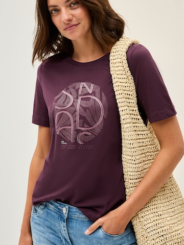 T-shirt CECIL en rouge : devant