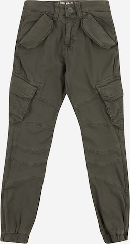 ALPHA INDUSTRIES - Tapered Calças em cinzento: frente