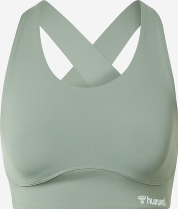 Hummel Bustier Sport-BH in Grün: predná strana