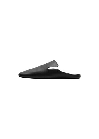 MANGO Schuh satino in Schwarz: Vorderseite