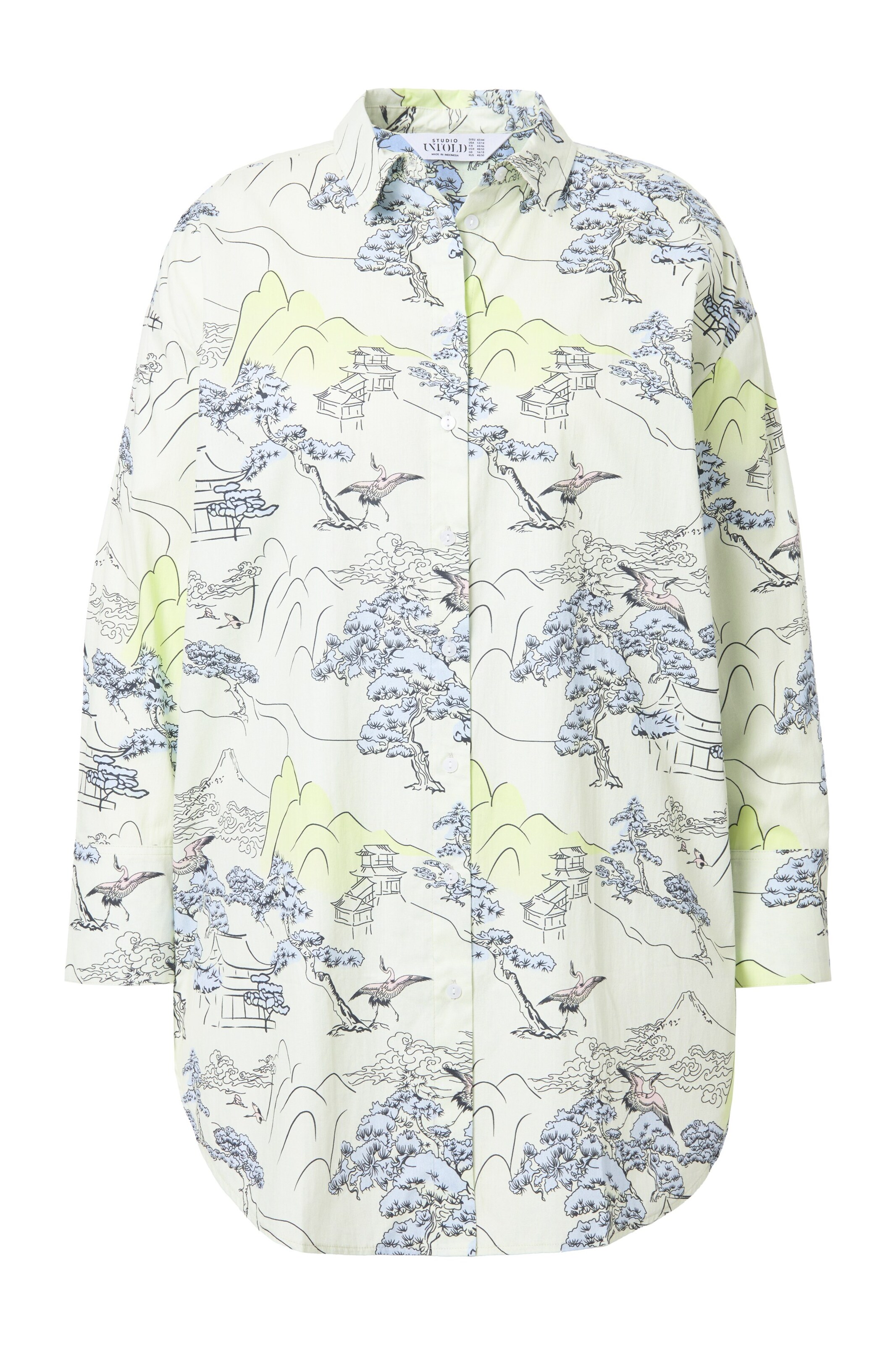 Studio Untold Bluse in Mischfarben: Vorderseite