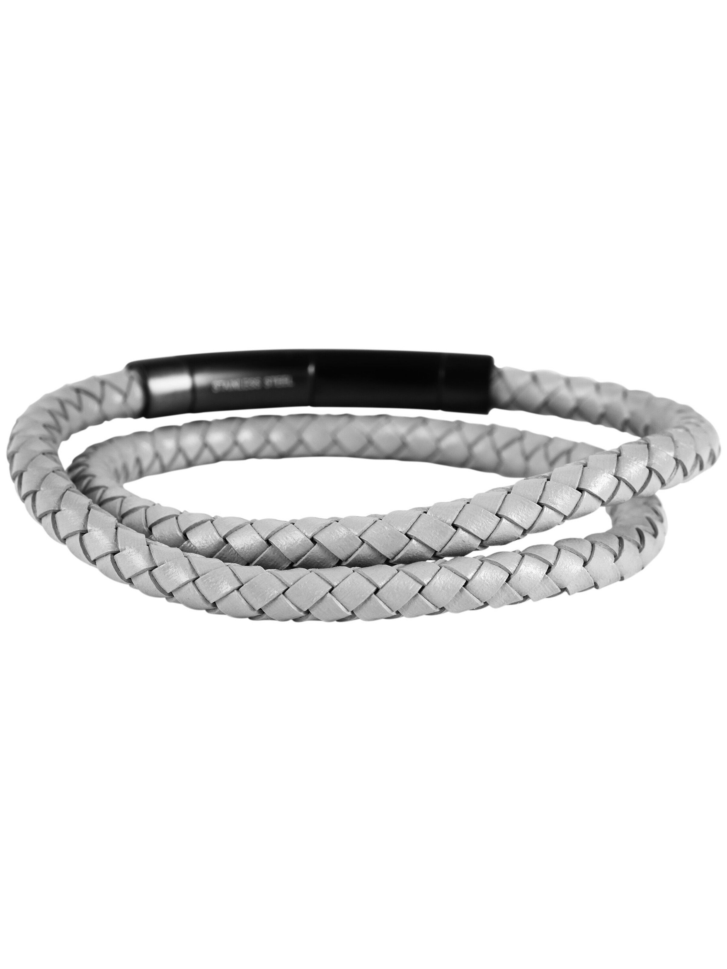 Akzent Bracelet 'Jons, langlebig' in Grey: front