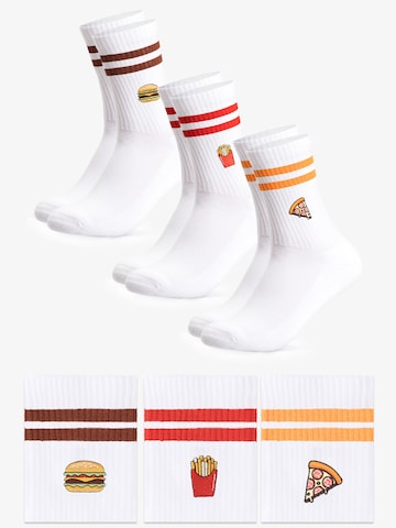 Occulto Sportsocken 'Gusto' in Weiß: Vorderseite