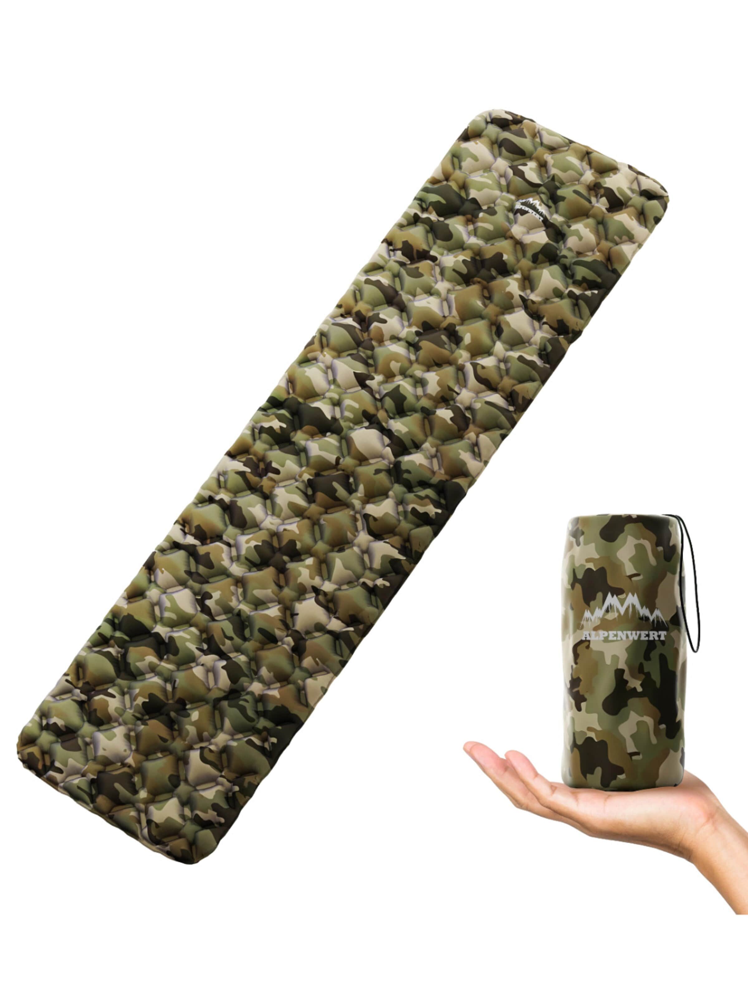 Alpenwert Mat 'Outdoor Isomatte' in Green: front