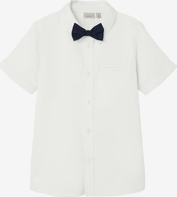 Coupe regular Chemise 'DEMOLLE' NAME IT en blanc : devant