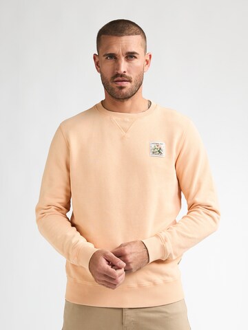 Petrol Industries Sweater 'Velocidad' in Orange: front