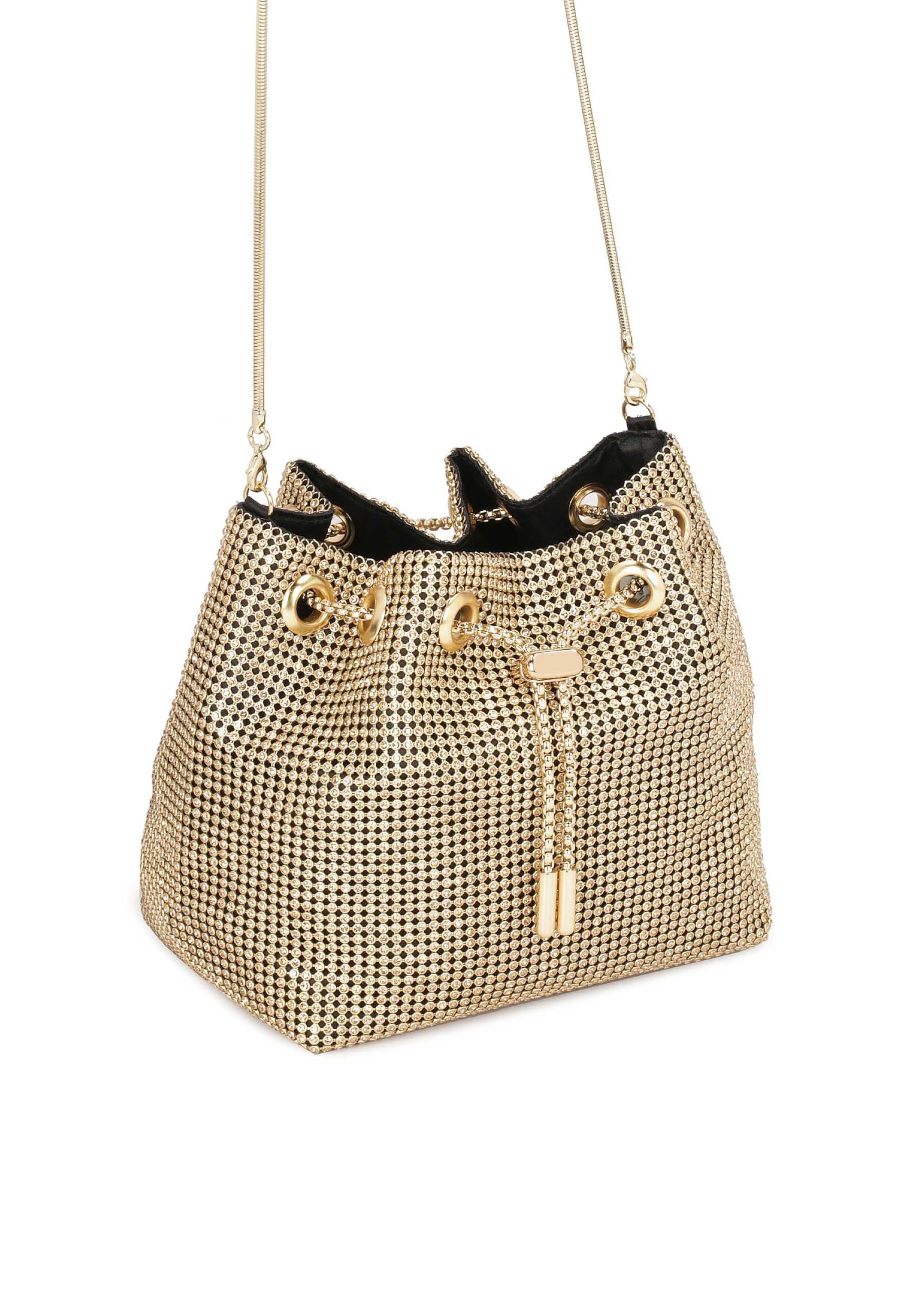 Kazar Schultertasche in Gold