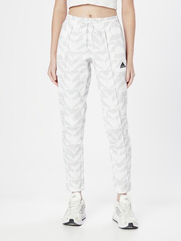Tapered Pantaloni sport 'Tiro Suit Up Lifestyle' de la ADIDAS SPORTSWEAR pe gri: față