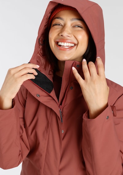 Schöffel Outdoorjacke in rostbraun / schwarz, Produktansicht