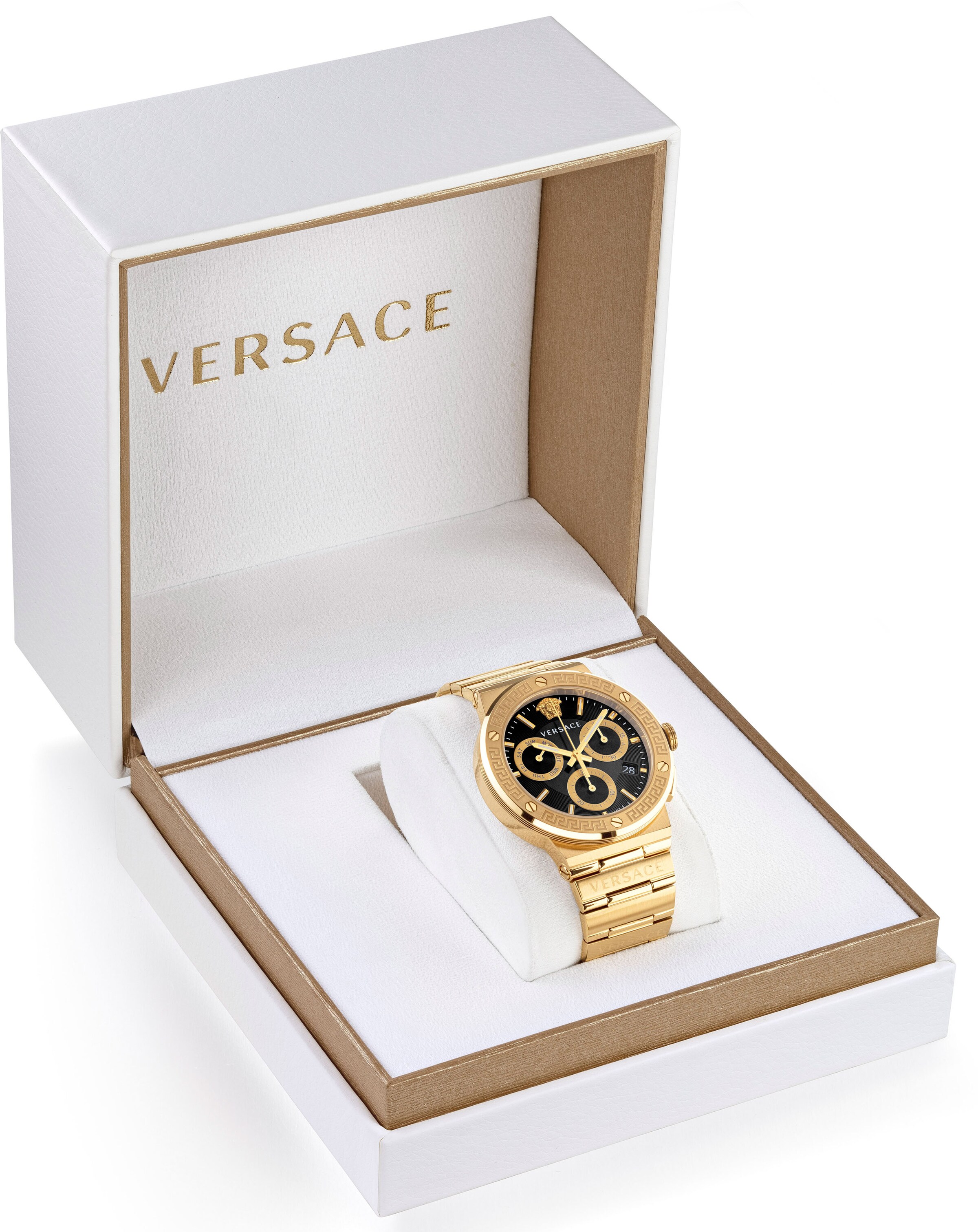 VERSACE Analog Watch in Gold