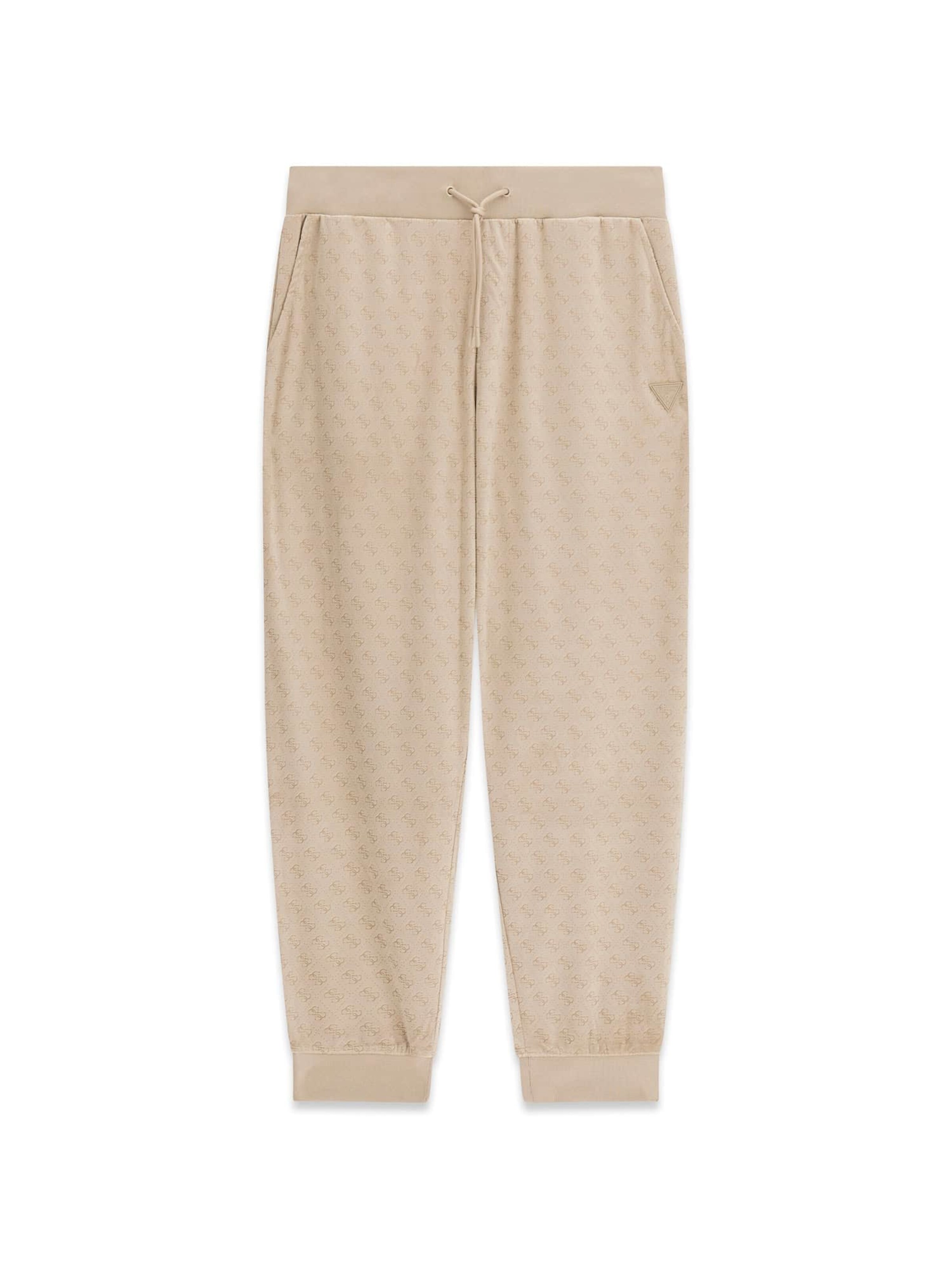 GUESS Tapered Pants in Beige: front