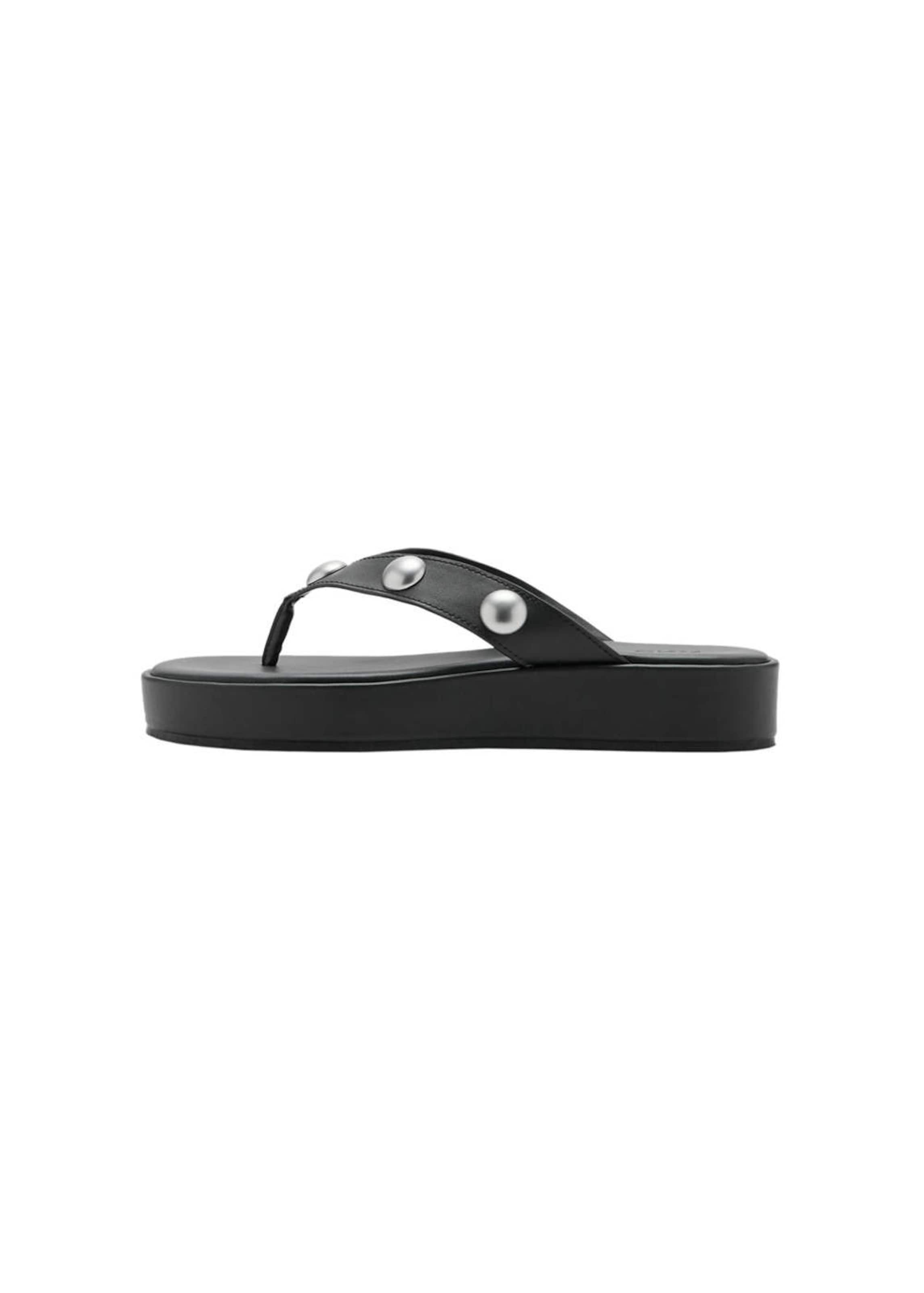MANGO TEEN Sandals 'Yara' in Black: front