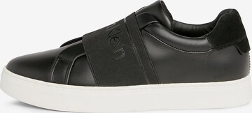 Slip on Calvin Klein en noir : devant