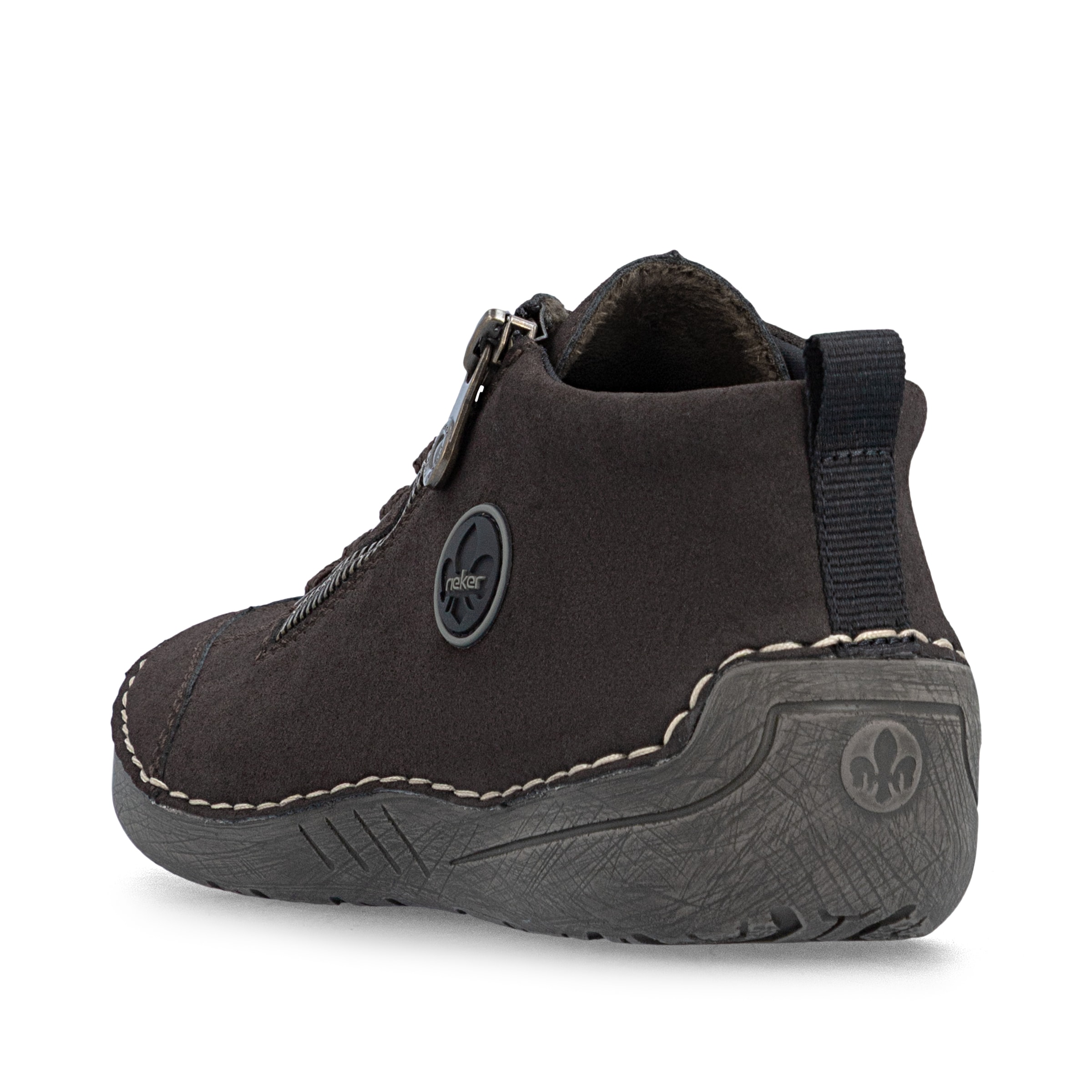 Bottines à lacets Rieker en marron