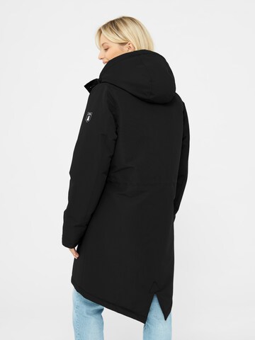 Derbe Winterjacke 'Festholm' in Schwarz