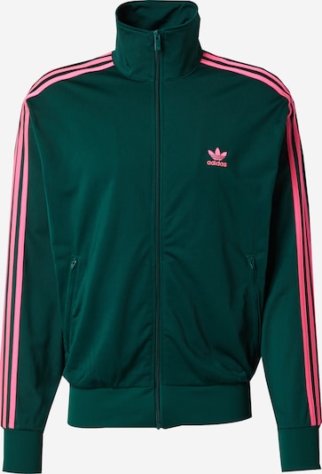 Džemperis 'Adicolor Classics Firebird' iš ADIDAS ORIGINALS, spalva – smaragdinė spalva / rožinė, Prekių apžvalga