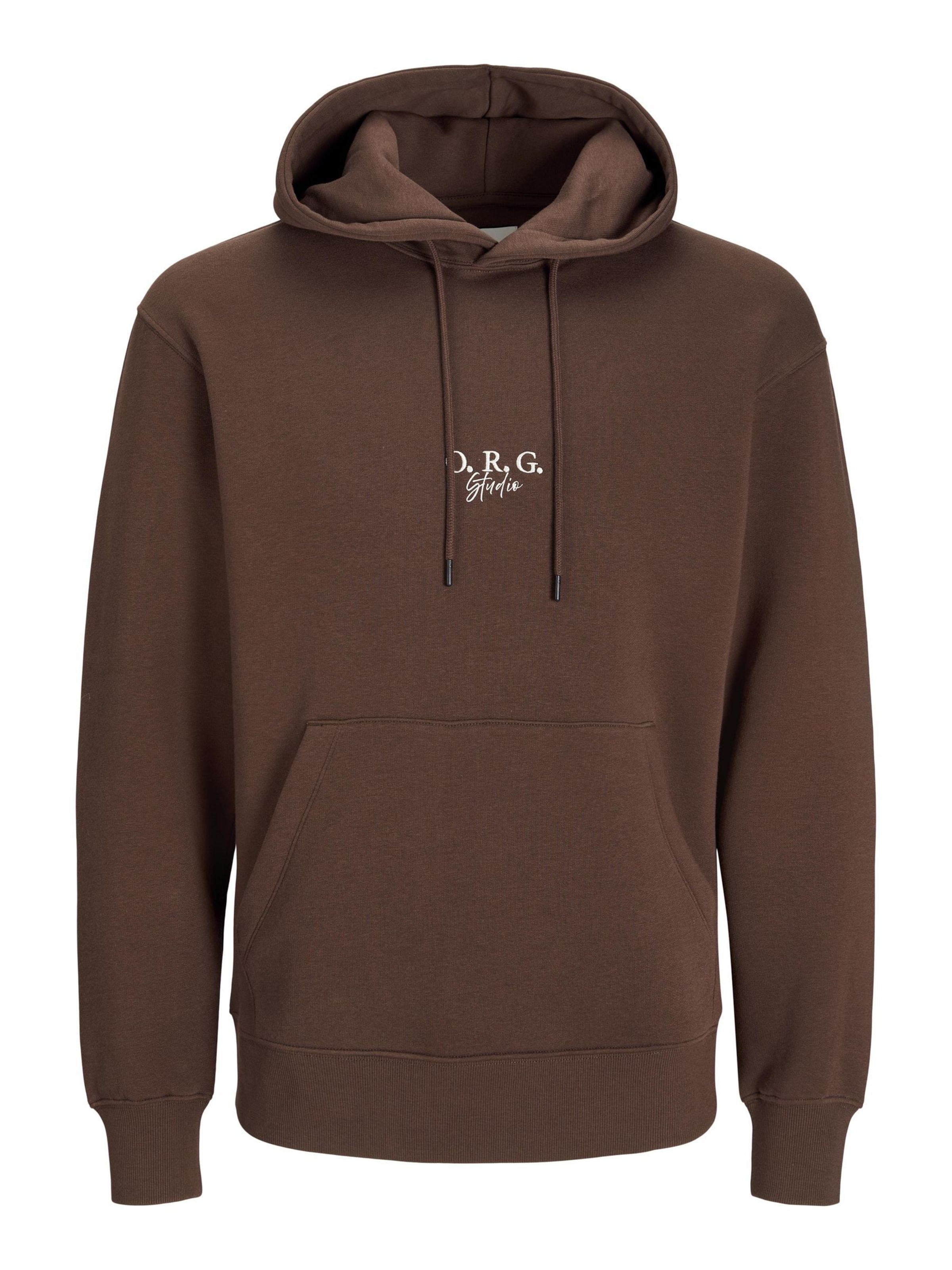 JACK & JONES Sweatshirt in Braun: Vorderseite