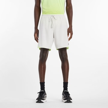 new balance - regular Pantalón deportivo 'Essential 7' en blanco: frente