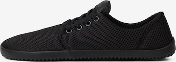 Ahinsa shoes Schnürschuh in Schwarz: Vorderseite