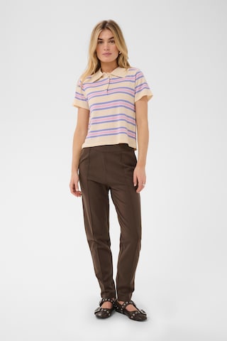 SAINT TROPEZ Regular Hose 'GennySZ' in Braun: Vorderseite