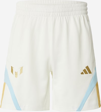 ADIDAS PERFORMANCE Urheiluhousut 'Messi House of Tiro' koossa S/regular värissä vaaleansininen / kullankeltainen / valkoinen, Tuotenäkymä
