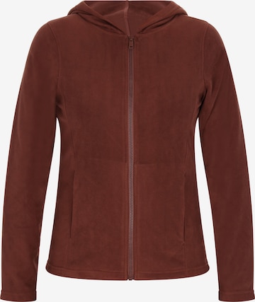 Veste mi-saison Sidona en marron : devant