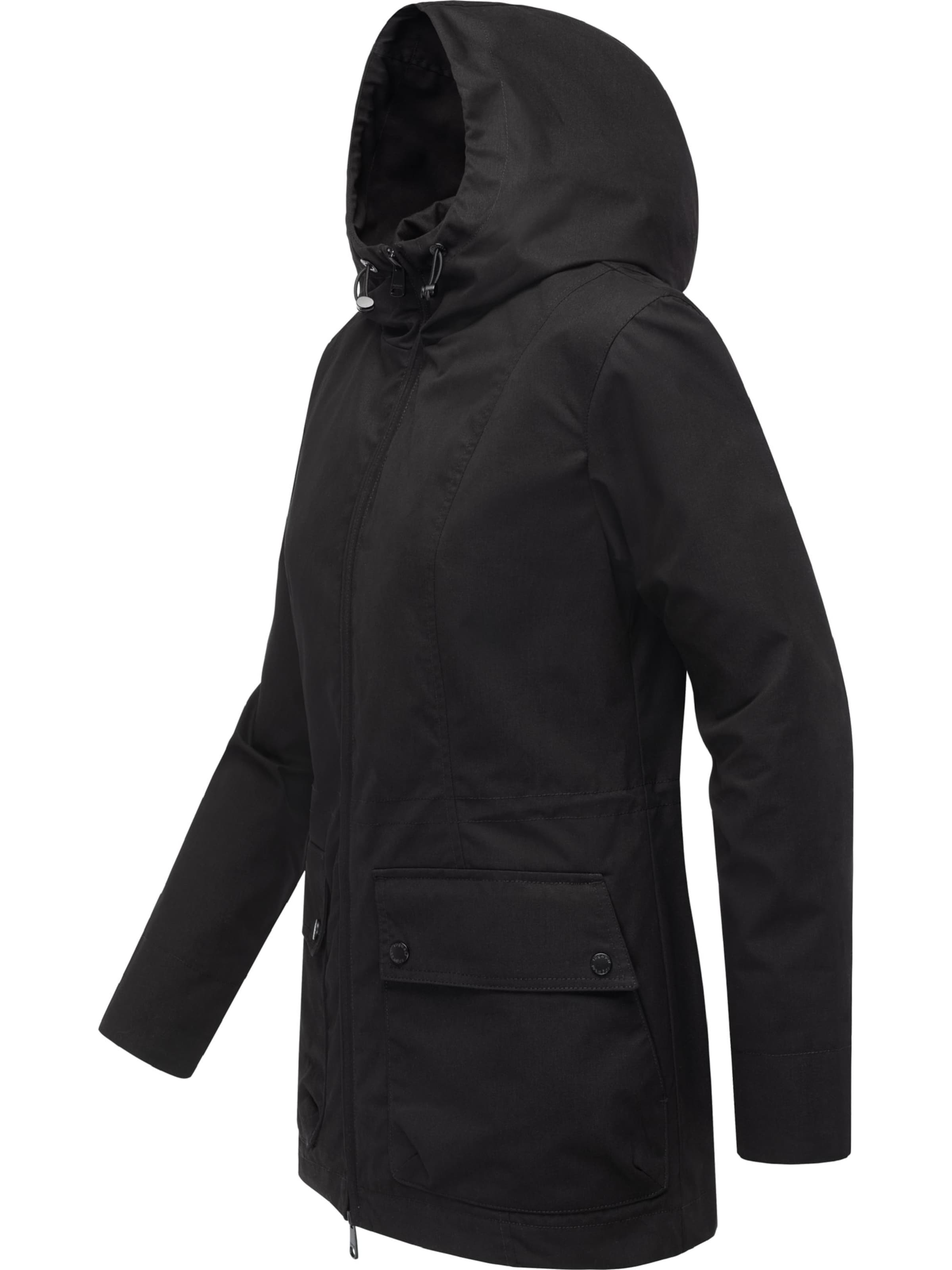 Ragwear Weatherproof jacket 'Monadetta B' in Black