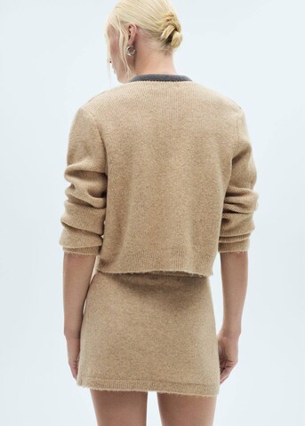 MANGO Strickjacke 'Stella' in Beige