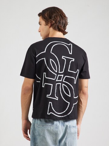 Maglietta di GUESS in nero: frontale