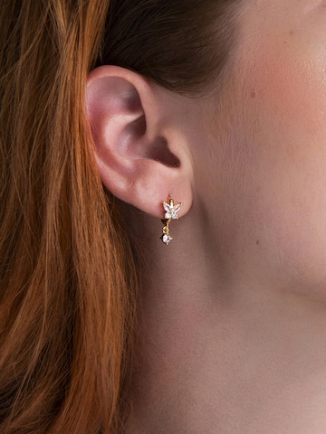 Amberz Oorbellen 'Vesper' in Goud