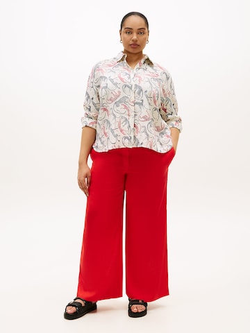 Chemisier 'Ess' Tommy Hilfiger Curve en rouge