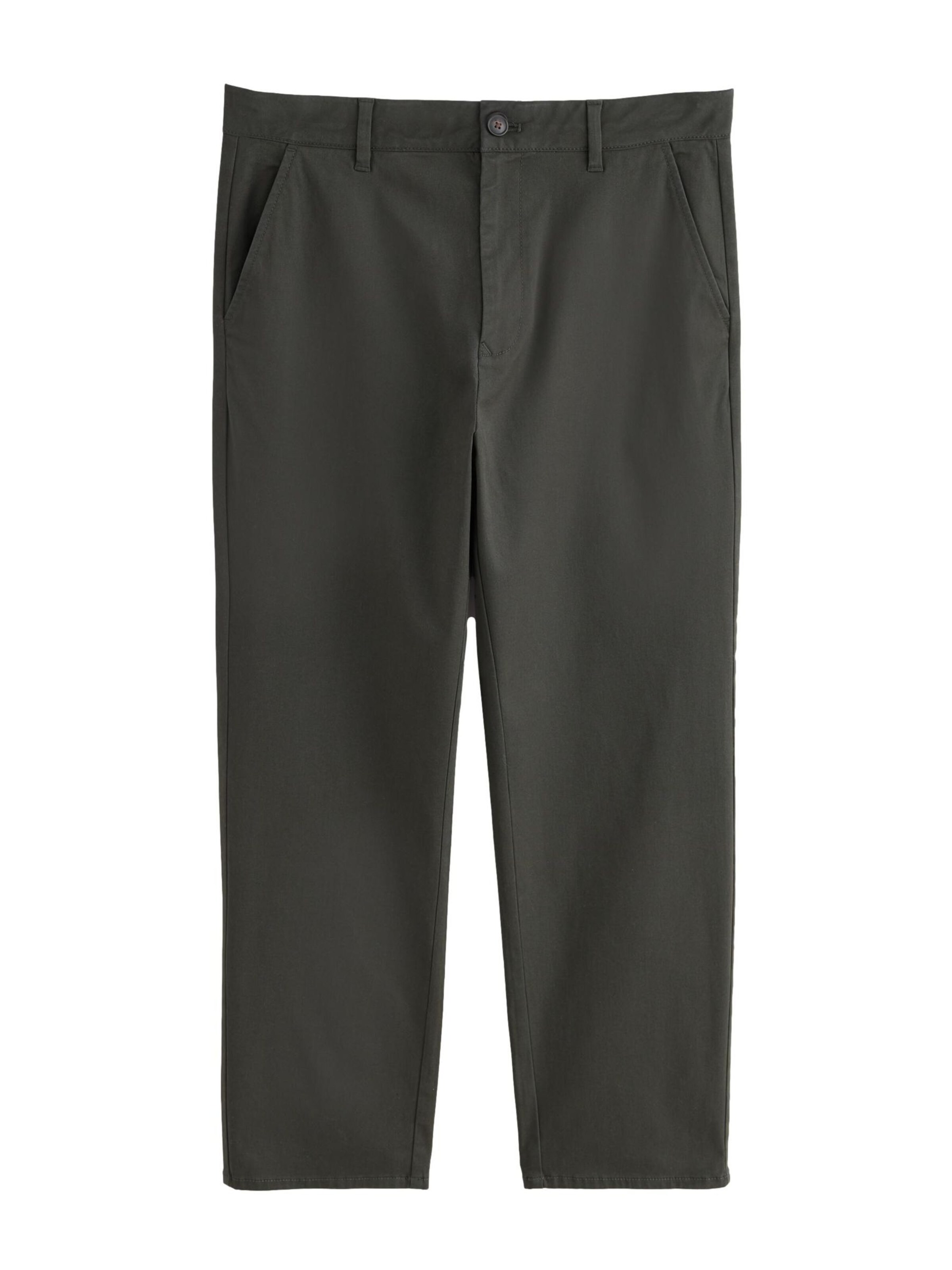 Next Chino trousers in Green: front