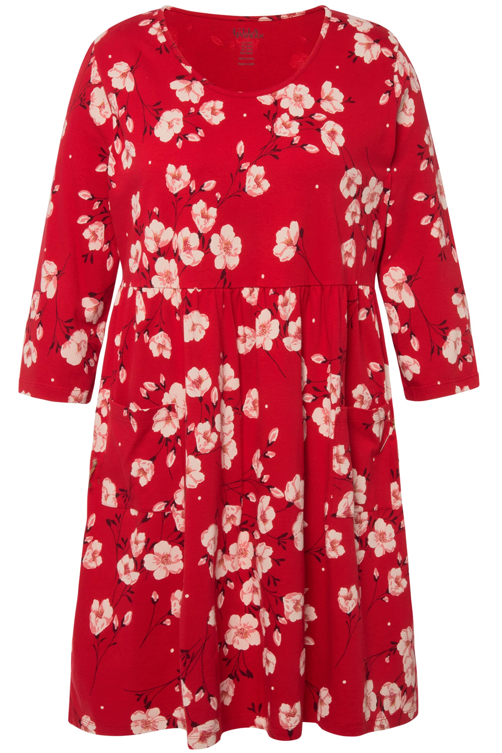 Ulla Popken Shirt in Rood: voorkant