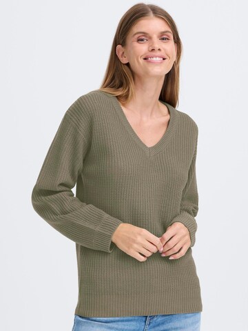 Pull-over ' OXISANDIE LS ' Oxmo en vert