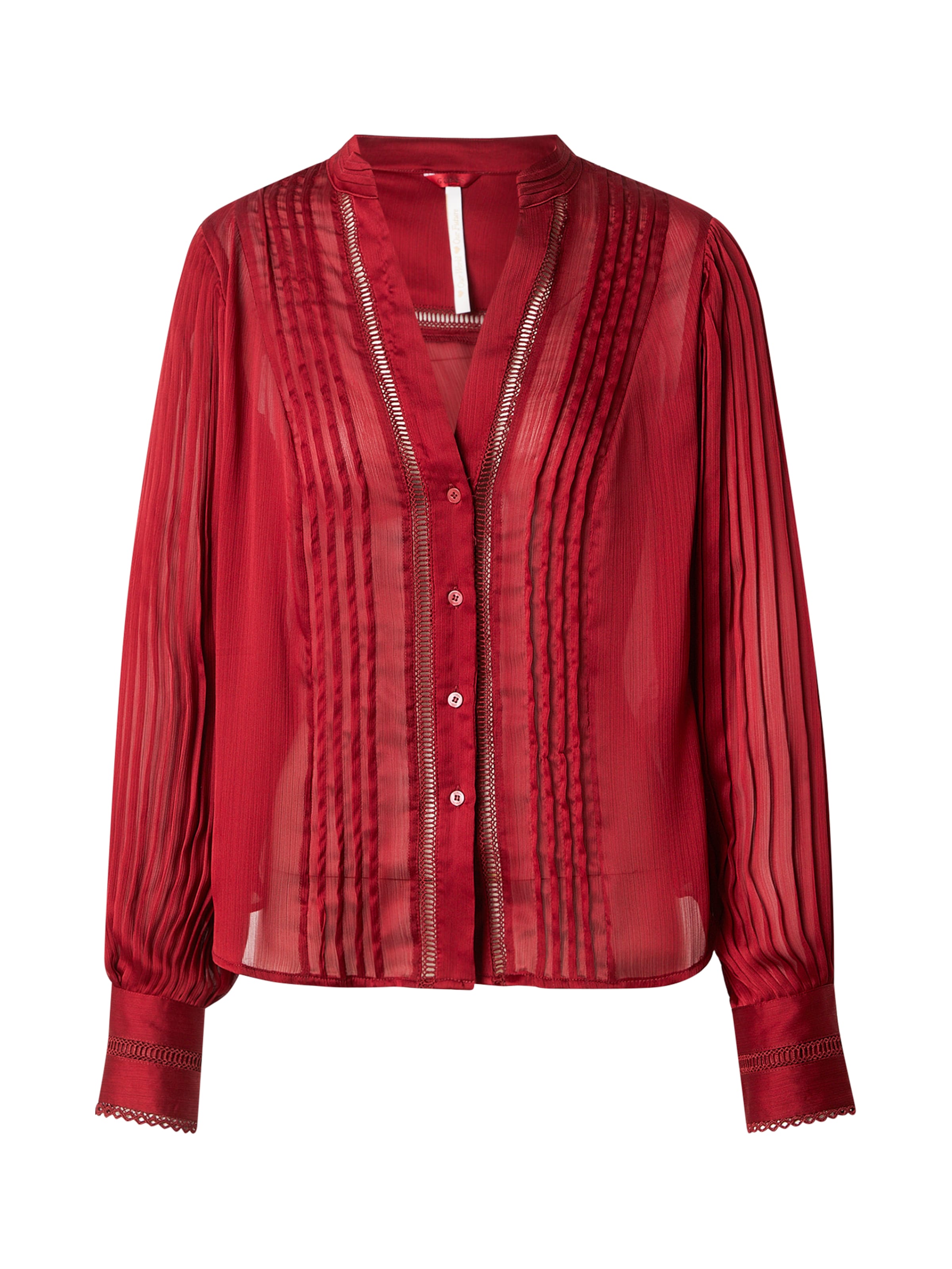 GUESS - Blusa 'NEW JOSETTE' em vermelho: frente
