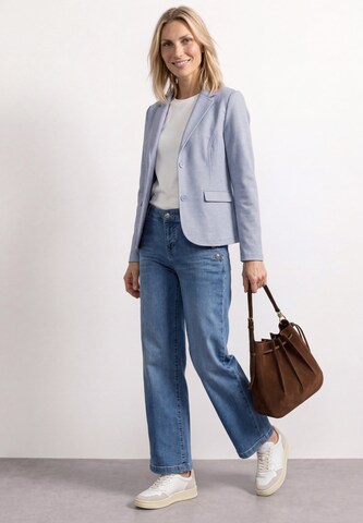 STREET ONE Basic Piqué Blazer in Blau