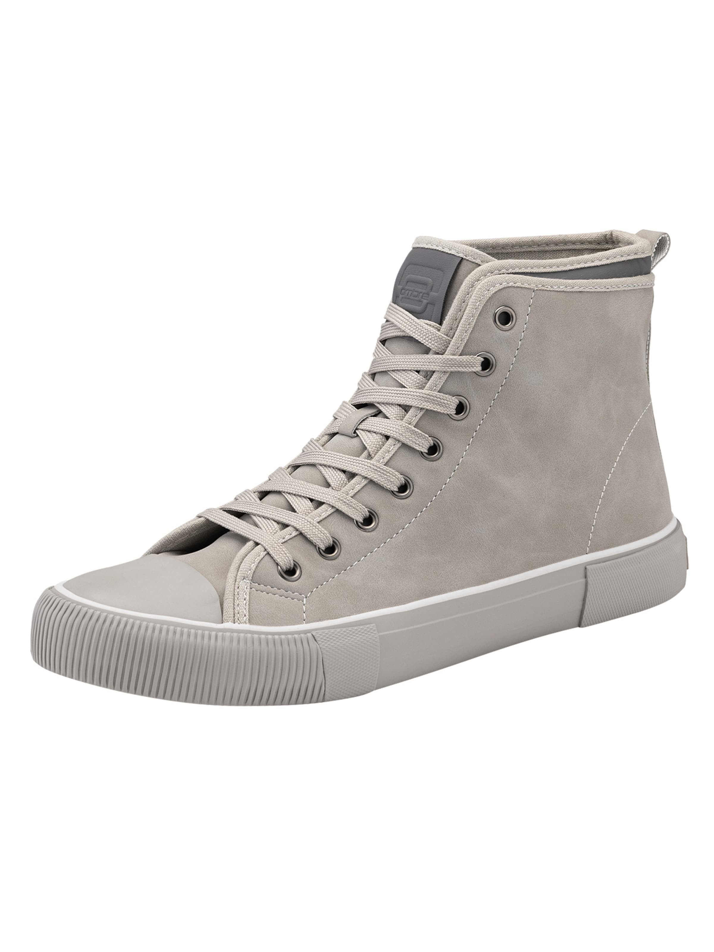 Ombre Sneakers hoog in Grijs: voorkant