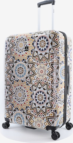 Saxoline Suitcase 'Mosaic' in Mixed colors: front