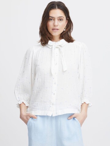 Camicia da donna 'Camilo' di Atelier Rêve in bianco: frontale