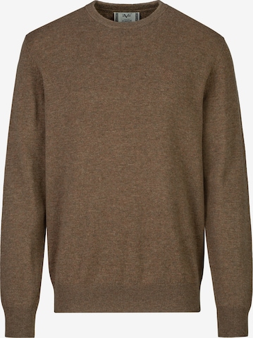 19V69 ITALIA Pullover 'Clint Embro' in Braun: Vorderseite