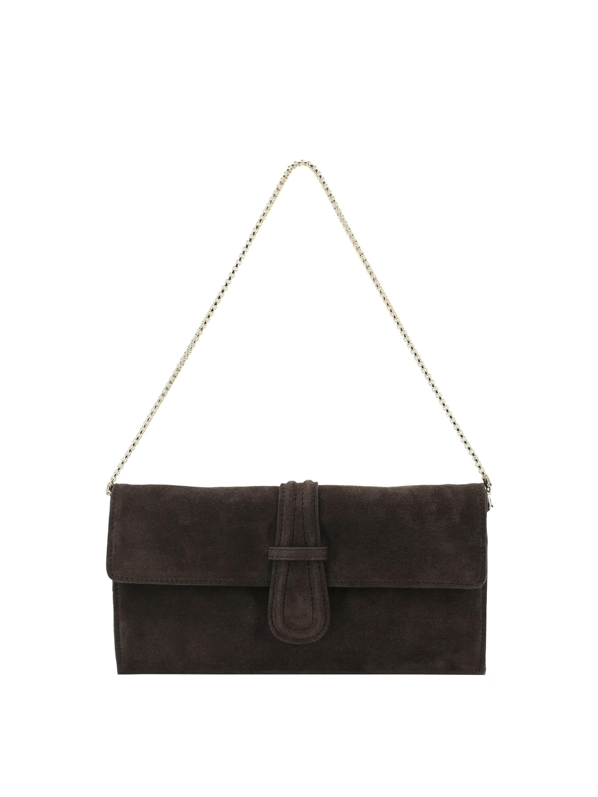 ABRO Schultertasche 'LUNA'‌‌ in Braun: Vorderseite