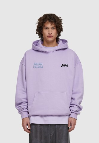 Lost Youth Sweatshirt ' Dreamy Universe ' in Purple: front