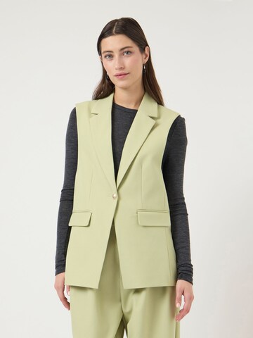 YAS - Chaleco para traje 'YASLivo' en verde: frente