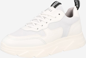 Baskets basses STEVE MADDEN en blanc : devant