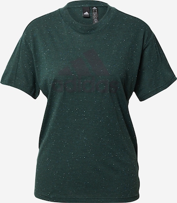 Tricou funcțional 'Future Icons Winners 3' de la ADIDAS SPORTSWEAR pe verde: față